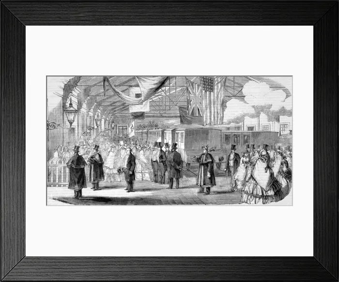 Framed Print : Opening of the South Devon and Tavistock Railway