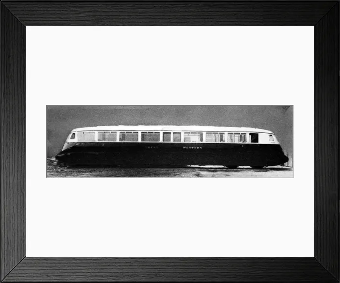 Framed Print : The streamlined rail car for Great Western suburban traffic Framed Print : The streamlined rail car for Great Western suburban traffic