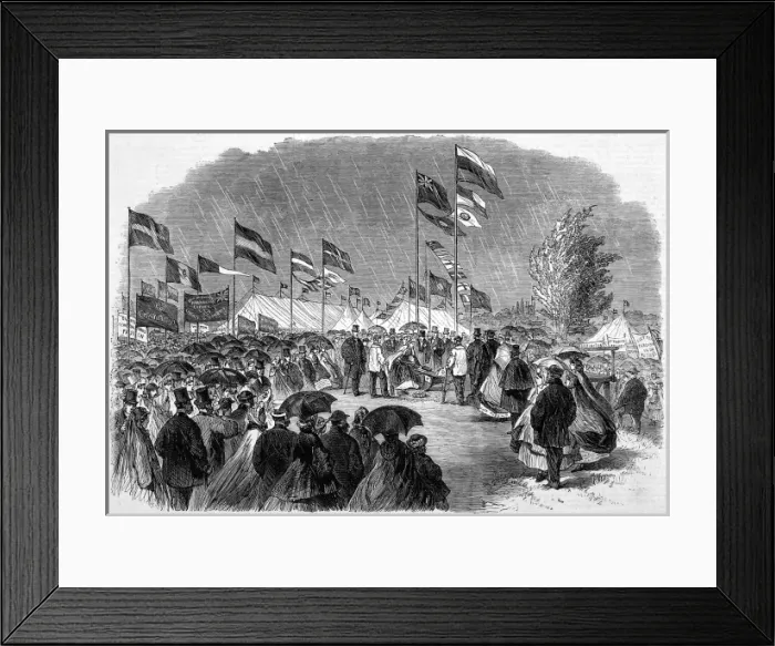 Framed Print : Cutting the first turf of the Bristol and North Somerset Rai