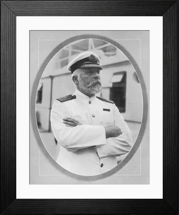 Framed Print : Commander E. Smith, Captain of the Titanic Framed Print : Commander E. Smith, Captain of the Titanic