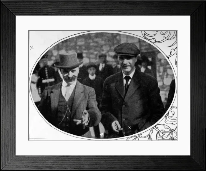 Framed Print : The cook and Mr Maynard, survivors of the Titanic disaster Framed Print : The cook and Mr Maynard, survivors of the Titanic disaster