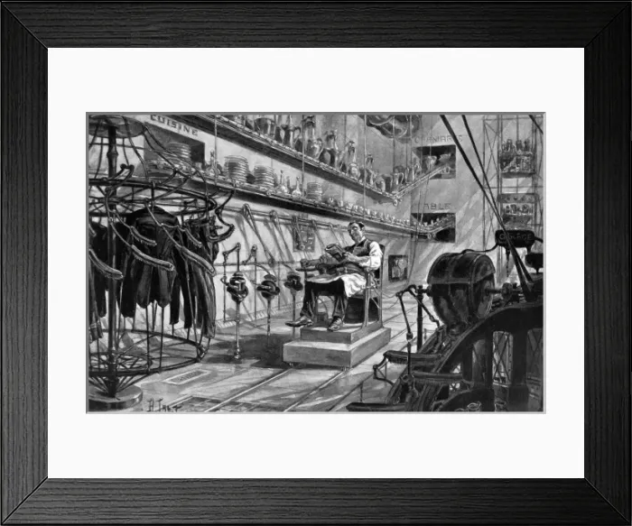 Framed Print : The Workless man-of -all-work Framed Print : The Workless man-of -all-work