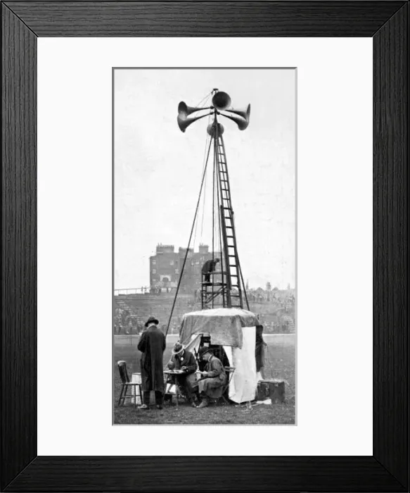 Framed Print : The coming of the Loud speaker Framed Print : The coming of the Loud speaker