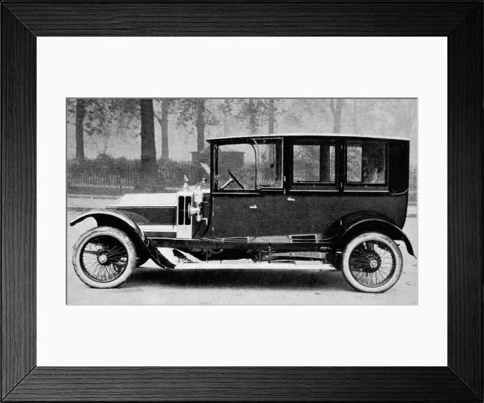 Framed Print : Famous six cylinder Siddeley-Deasy motor car