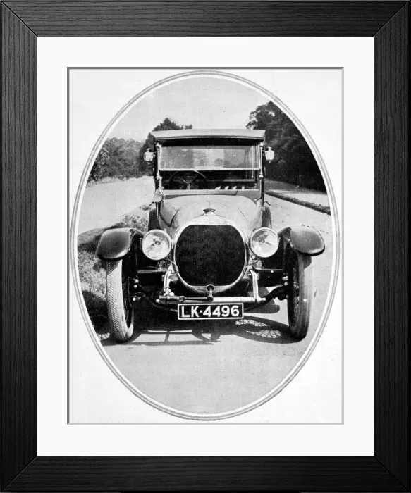 Framed Print : A bonnet view of 30h. p. Sheffield-Simplex with Pytchley Li Framed Print : A bonnet view of 30h. p. Sheffield-Simplex with Pytchley Li