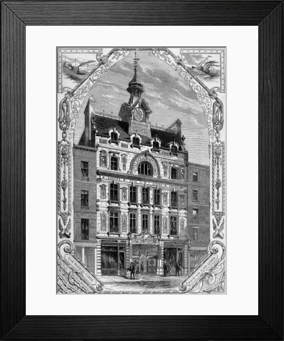 Framed Print : British and Irish Magnetic Telegraph Companys Offices