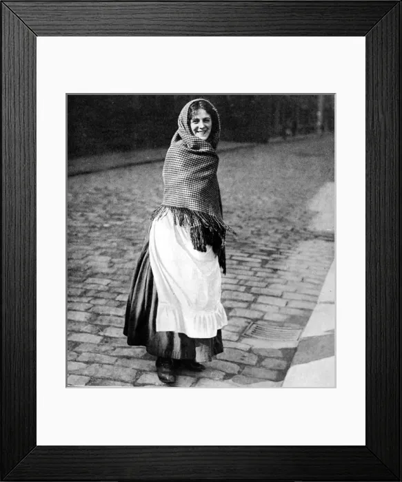 Framed Print : Lancashire cotton mill worker Framed Print : Lancashire cotton mill worker