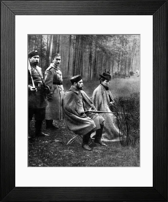 Framed Print : The Czar of Russia as a shot Framed Print : The Czar of Russia as a shot