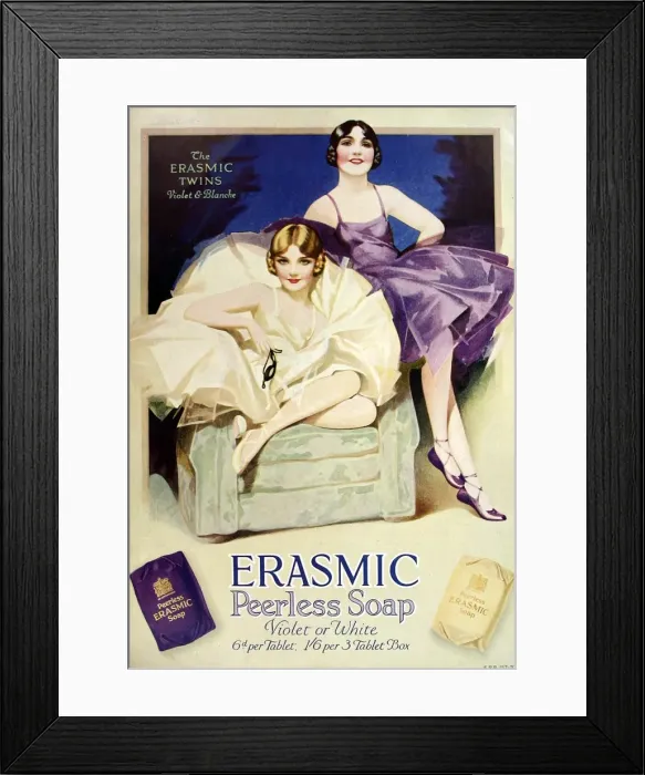 Framed Print : Erasmic Peerless Soap