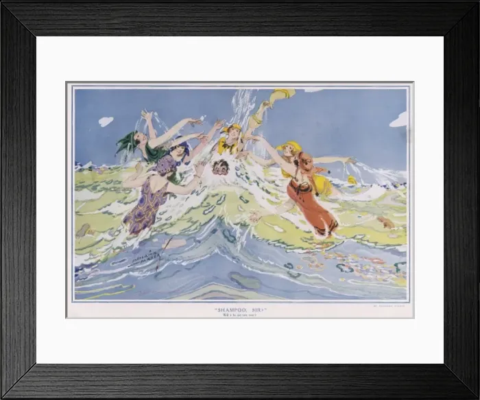 Framed Print : Shampoo Sir? Framed Print : Shampoo Sir?