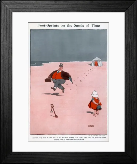 Framed Print : Foot-Sprints on the Sands of Time Framed Print : Foot-Sprints on the Sands of Time