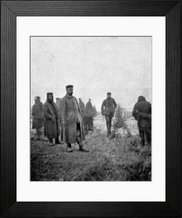 Framed Print : Friendly British and Germans Framed Print : Friendly British and Germans
