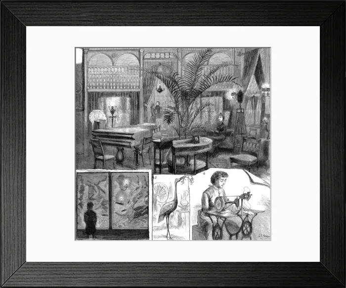Framed Print : Crystal Palace Electrical Exhibition Framed Print : Crystal Palace Electrical Exhibition