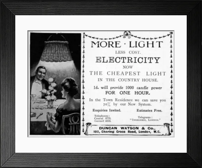 Framed Print : Duncan Watson & Co Framed Print : Duncan Watson & Co