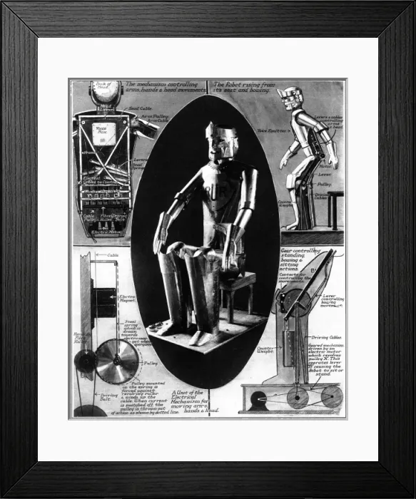 Framed Print : The new mechanical man Framed Print : The new mechanical man