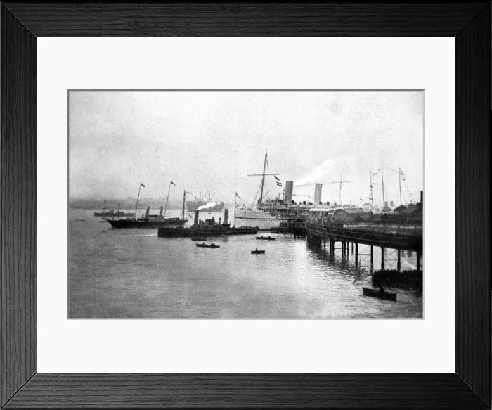 Framed Print : SS Ophir and the Royal Yacht Alberta at Portsmouth, Marc