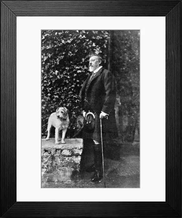 Framed Print : King Edward VII in Scottish costume