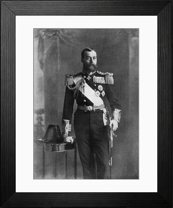 Framed Print : George V (1865 - 1936), King of Great Britain and Northern Ireland