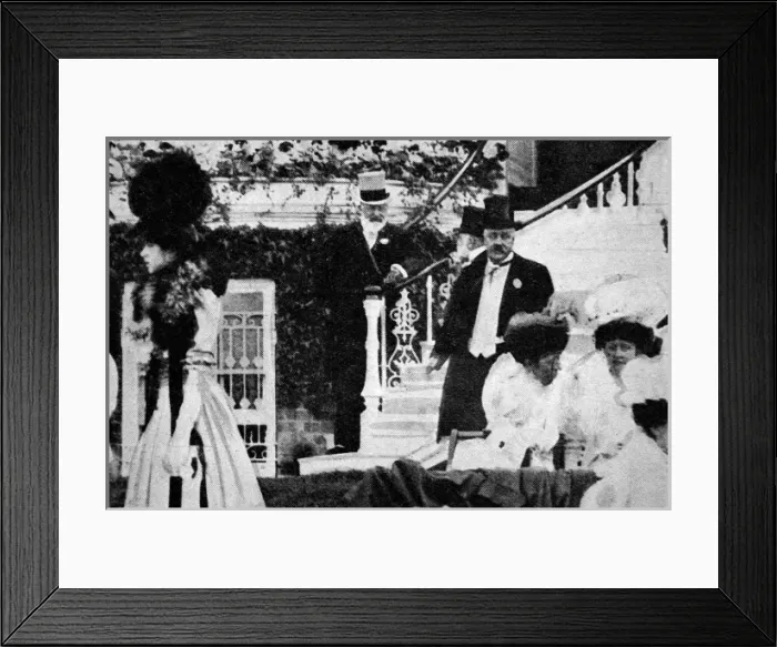 Framed Print : Edward VII in the Royal Box at Ascot Framed Print : Edward VII in the Royal Box at Ascot