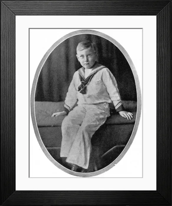 Framed Print : Prince John, son of George V Framed Print : Prince John, son of George V