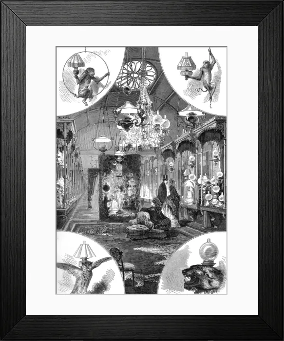 Framed Print : Williams and Bachs show-room