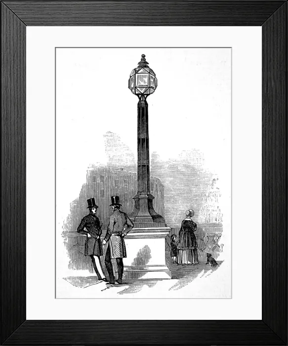 Framed Print : The Bude Lights in Trafalgar Square