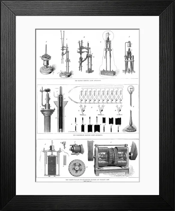 Framed Print : The Electric Light Framed Print : The Electric Light
