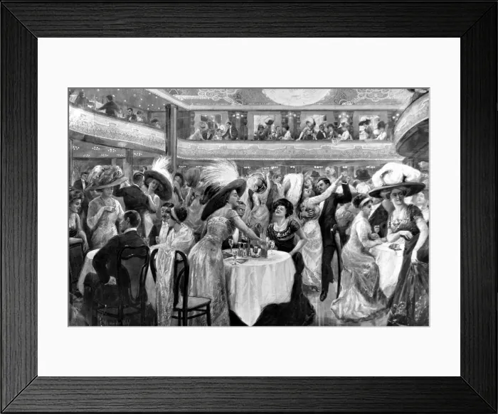Framed Print : An Evening at the Moulin Rouge
