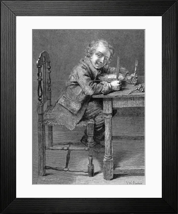 Framed Print : The Christmas Pie