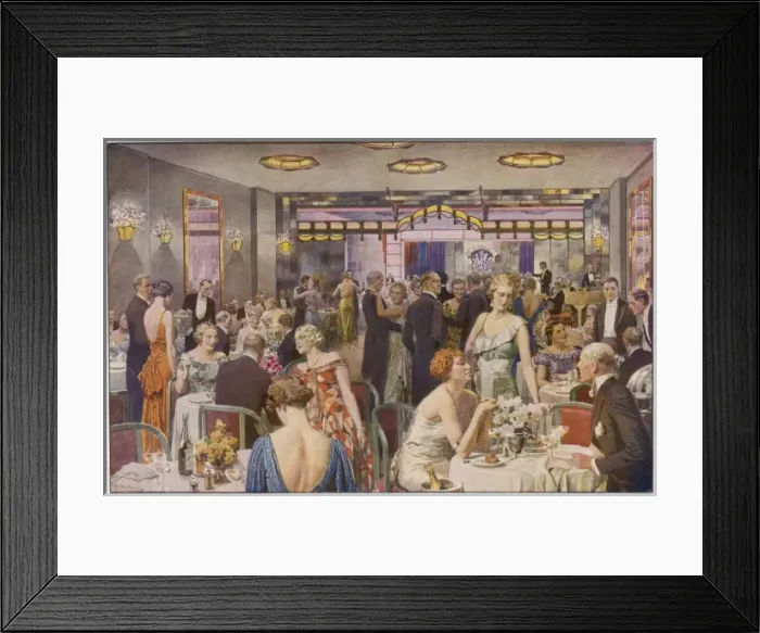 Framed Print : Chez Quaglino