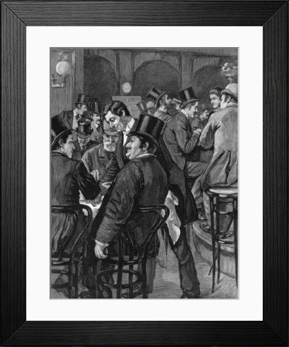 Framed Print : Sketches of Life and Character in the City - The Luncheon Ho Framed Print : Sketches of Life and Character in the City - The Luncheon Ho