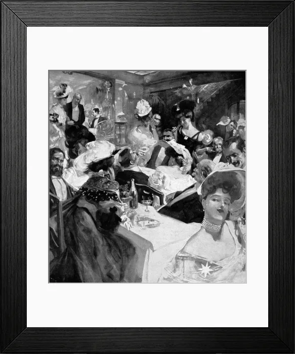 Framed Print : Christmas Eve at Maxim s Framed Print : Christmas Eve at Maxim s