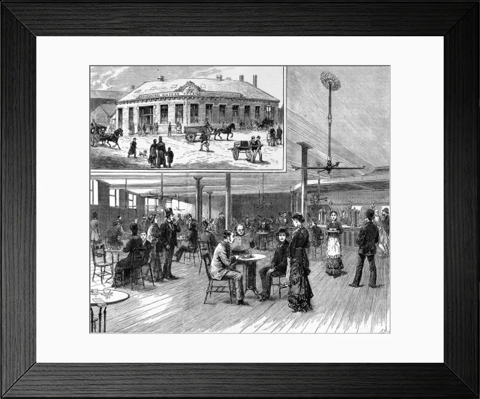 Framed Print : The new coffee tavern at Bradford Framed Print : The new coffee tavern at Bradford