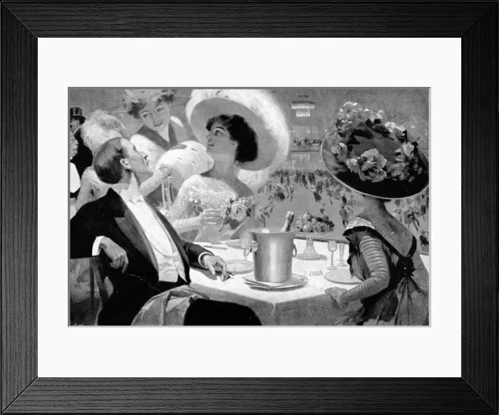 Framed Print : A Rival to the Gotterdammerung dinner: Dining in Berlin s