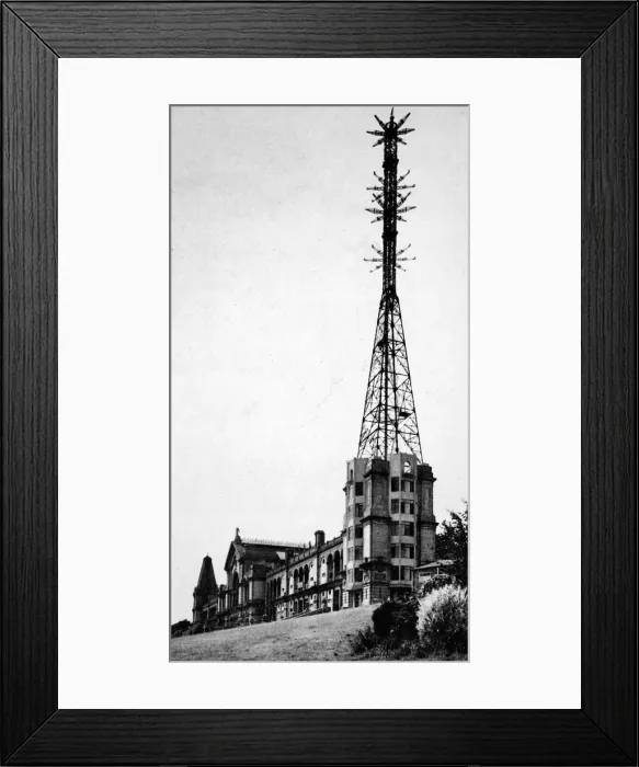 Framed Print : Alexandra Palace, the home of the B. B. C. The large transmitt