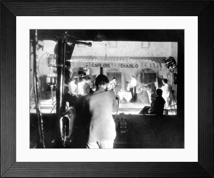 Framed Print : Indoor filming Framed Print : Indoor filming