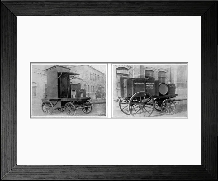 Framed Print : Mobile army cinema