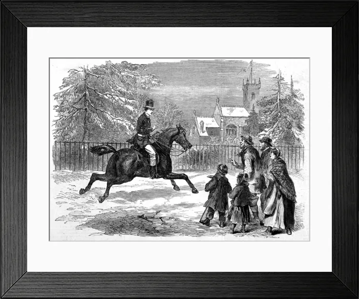 Framed Print : Messenger on horseback Framed Print : Messenger on horseback