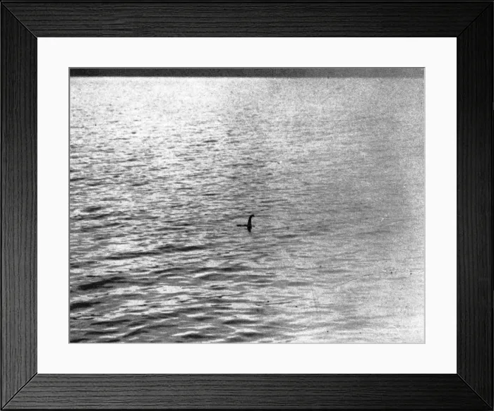 Framed Print : An infamous image of the Loch Ness Monster Framed Print : An infamous image of the Loch Ness Monster