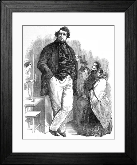 Framed Print : Robert Hales, the Norfolk Giant Framed Print : Robert Hales, the Norfolk Giant