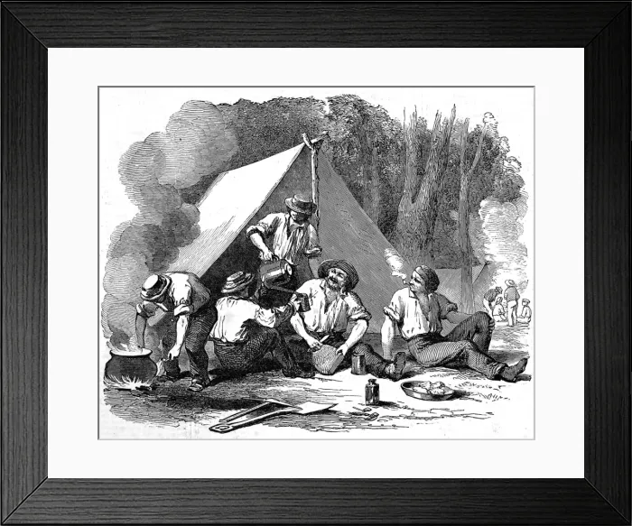 Framed Print : Gold diggers at rest Framed Print : Gold diggers at rest