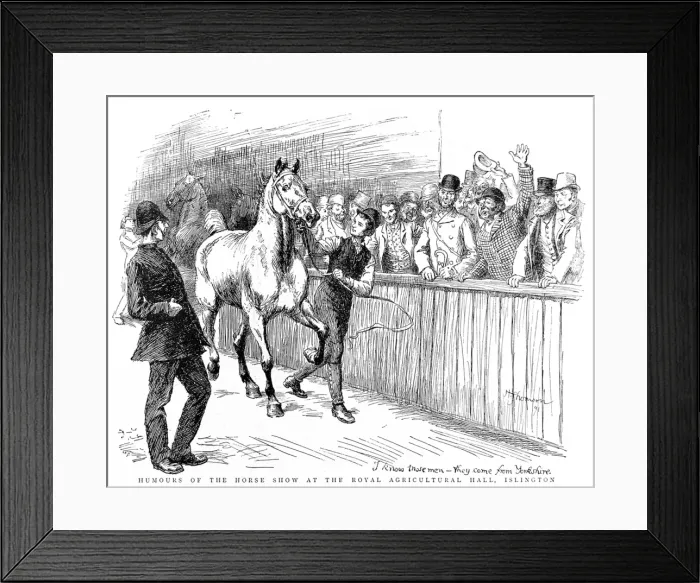 Framed Print : The Summer Horse Show, Islington, 1892 Framed Print : The Summer Horse Show, Islington, 1892