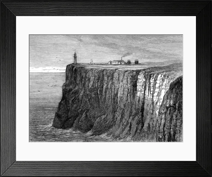 Framed Print : The Galley Head Lighthouse, near Cape Clear, Cork, 1879 Framed Print : The Galley Head Lighthouse, near Cape Clear, Cork, 1879
