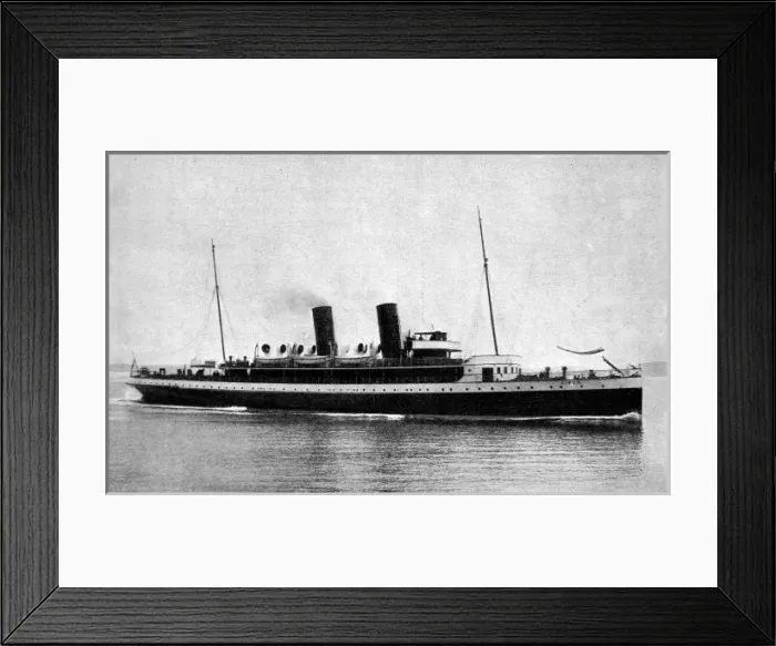 Framed Print : Royal Mail Turbine Steamer Viper, 1906 Framed Print : Royal Mail Turbine Steamer Viper, 1906