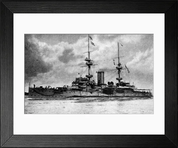 Framed Print : HMS Caesar, 1905
