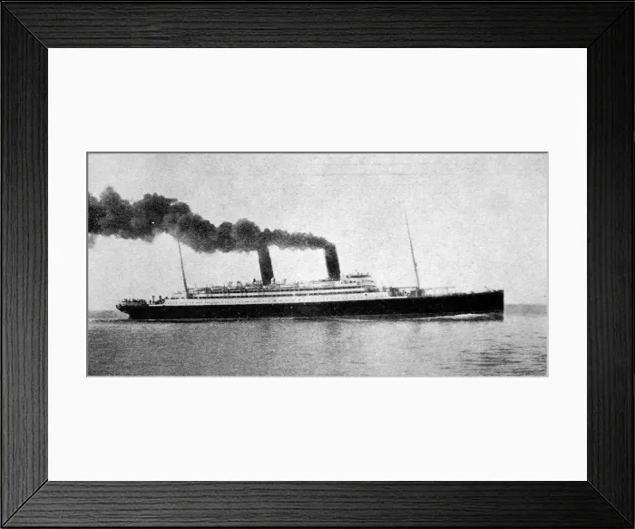 Framed Print : SS Carmania, 1905 Framed Print : SS Carmania, 1905