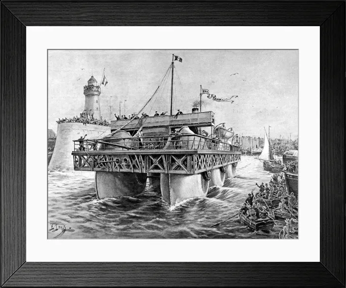 Framed Print : SS Ernest Bazin, 1897 Framed Print : SS Ernest Bazin, 1897