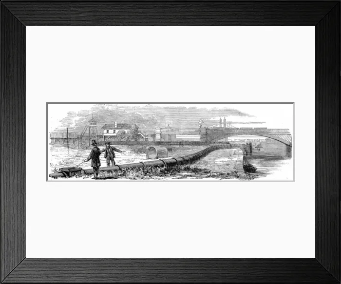 Framed Print : The Pneumatic Letter and Parcel Conveyance Tube, Battersea Framed Print : The Pneumatic Letter and Parcel Conveyance Tube, Battersea