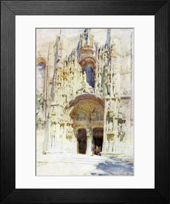 Framed Print : Doorway of the Monastery at Belem, Portugal Framed Print : Doorway of the Monastery at Belem, Portugal
