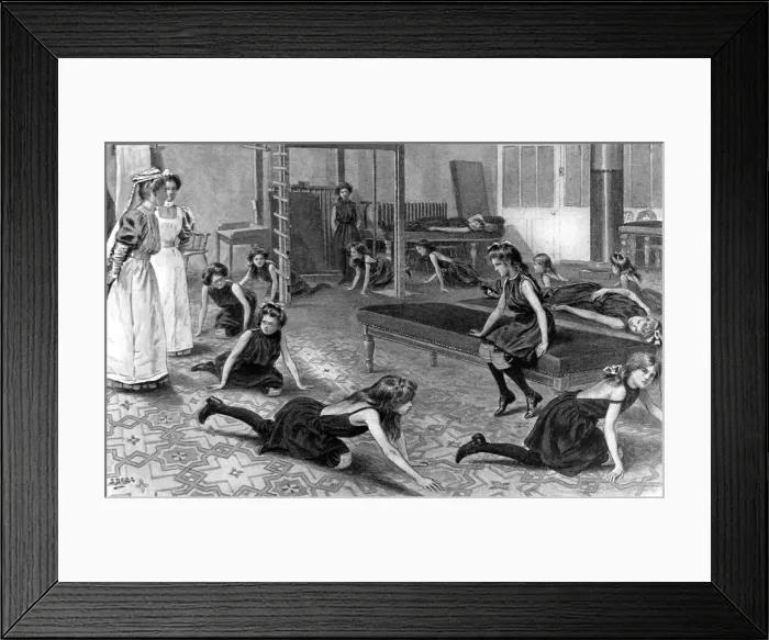 Framed Print : A crawling experiment at the London Hospital